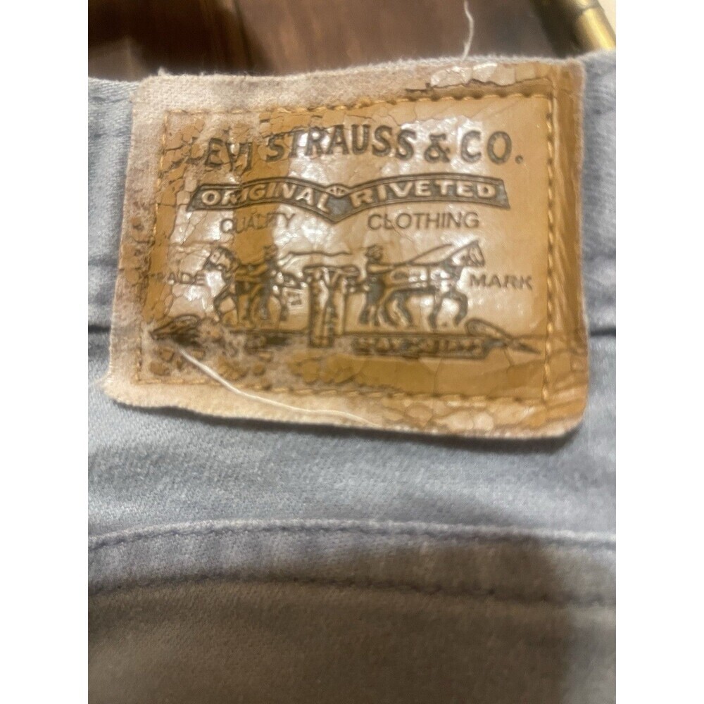 VTG Levi’s 43415-4556 Gray denim 36x30 Jeans With Brown Tab - Picture 5 of 7